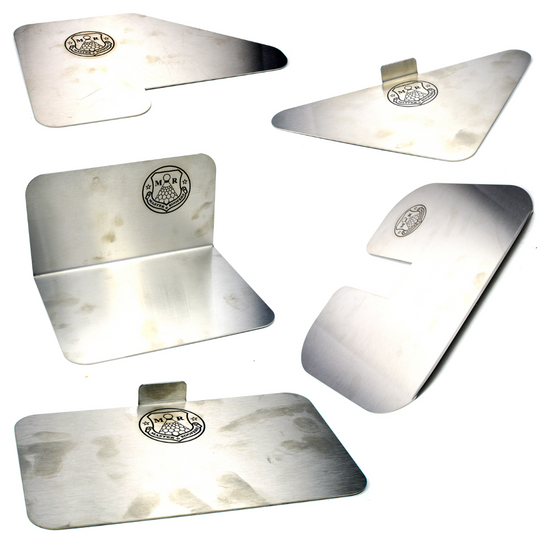 Master Roofers Stainless Steel Slide Plate Kit (5 Plates) + FREE BAG