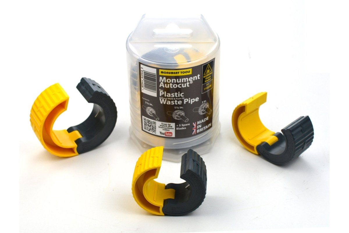 Monument Autocut for Plastic - Waste Pipe Sizes Kit - Monument Masters