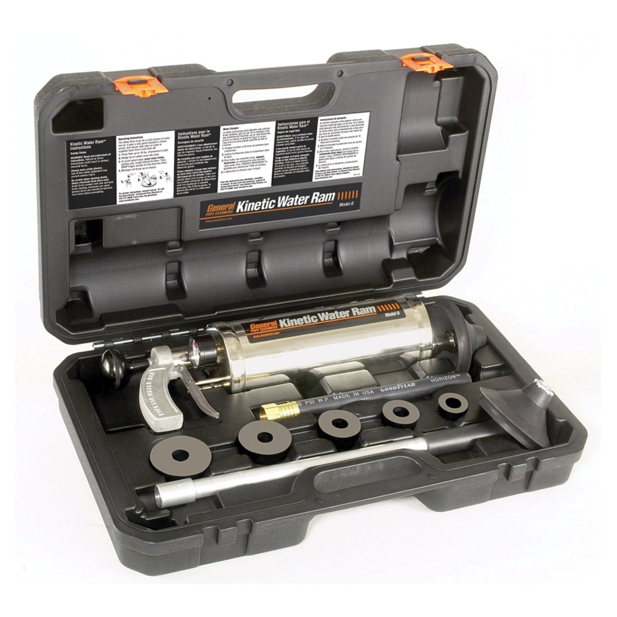 General Pipe Cleaners KR - MON - WC Kinetic Water Ram in Case (excludes CR - A) KR - MON - WC - Monument Masters