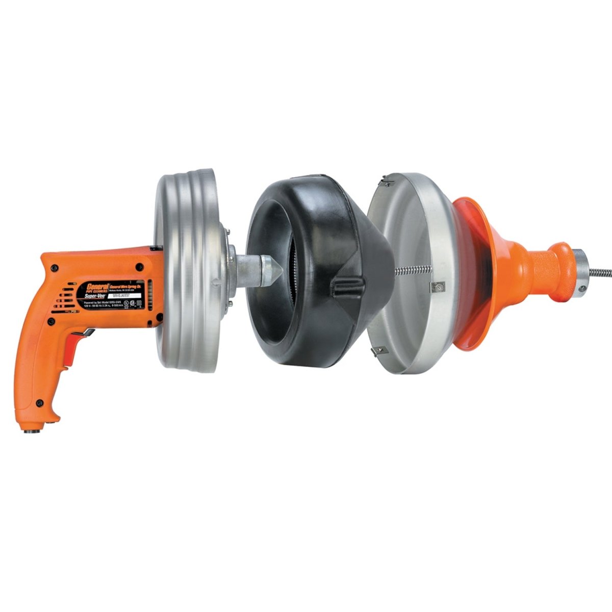 General Pipe Cleaners UKCA CE 110V SV - F - 110V Super - Vee with 25HE1 cable SV - F - 110V - Monument Masters