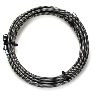GENERAL WIRE SPRING 50ft. x 5/16in. FLEXICORE SNAKE with DOWN HEAD - Monument Masters