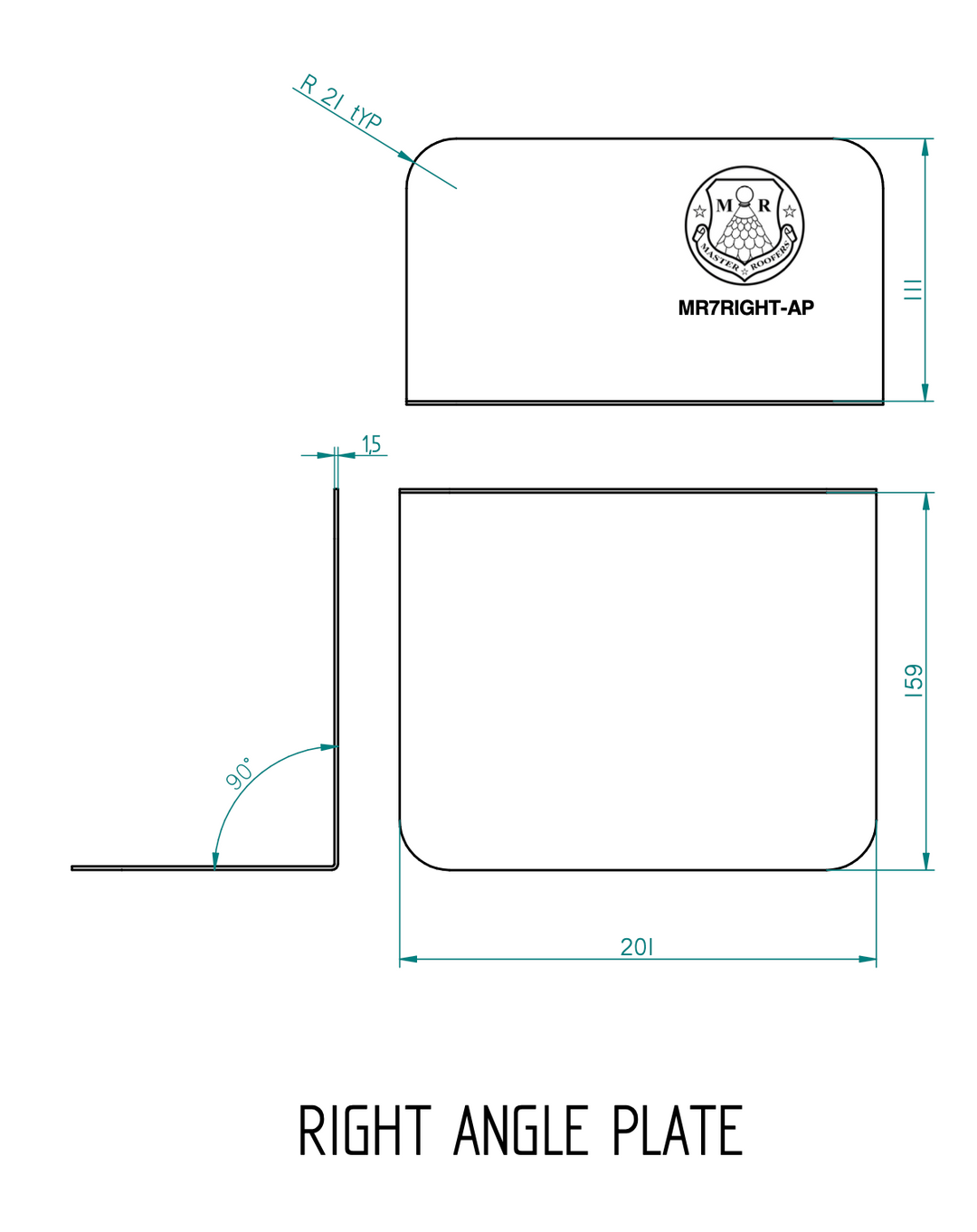 Master Roofers Stainless Steel Slide Plate Kit (5 Plates)