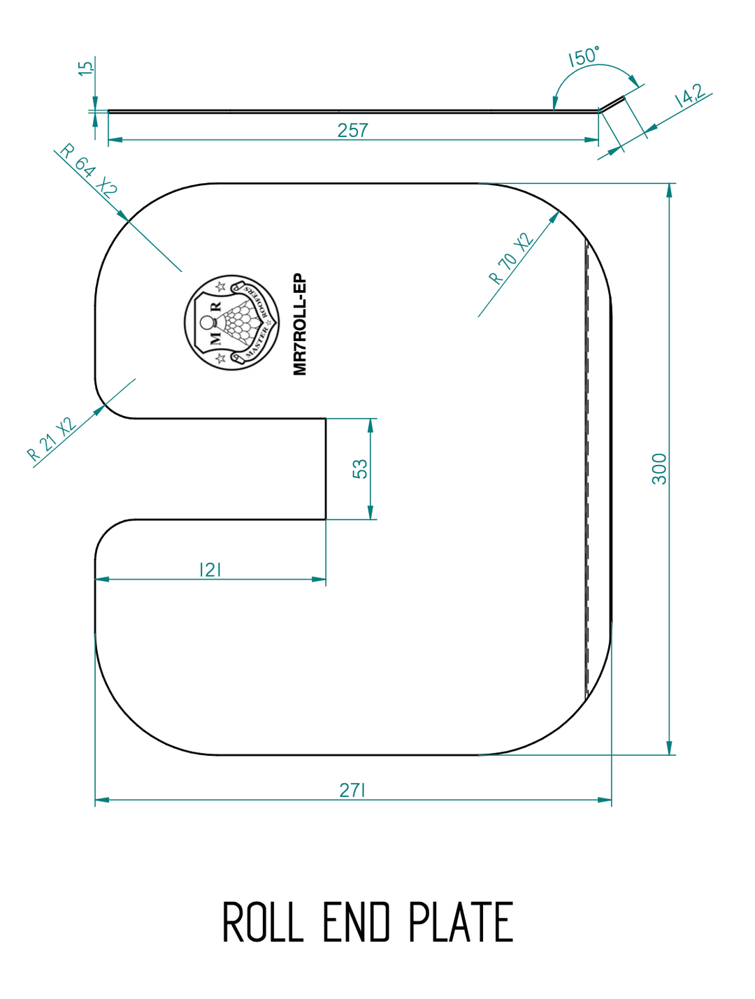 Master Roofers Stainless Steel Slide Plate Kit (5 Plates)