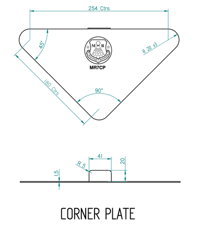 Master Roofers Stainless Steel Slide Plate Kit (5 Plates) + FREE BAG - Monument Masters