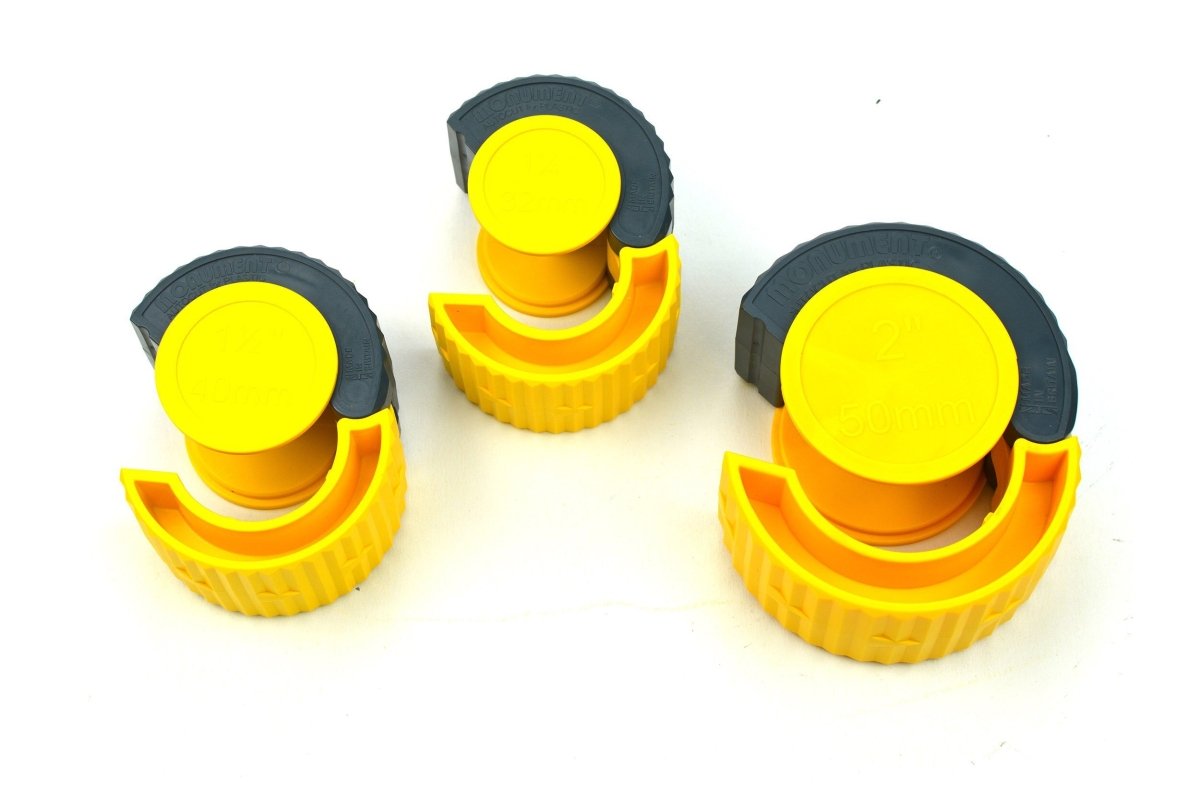 Monument Autocut for Plastic - Waste Pipe Sizes Kit - Monument Masters
